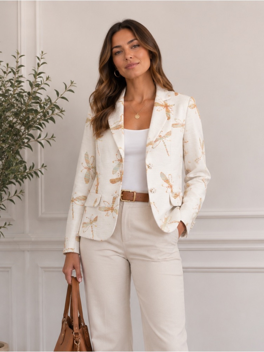 Rena Lange Dragonfly‎ Multi Color Blazer Jacket